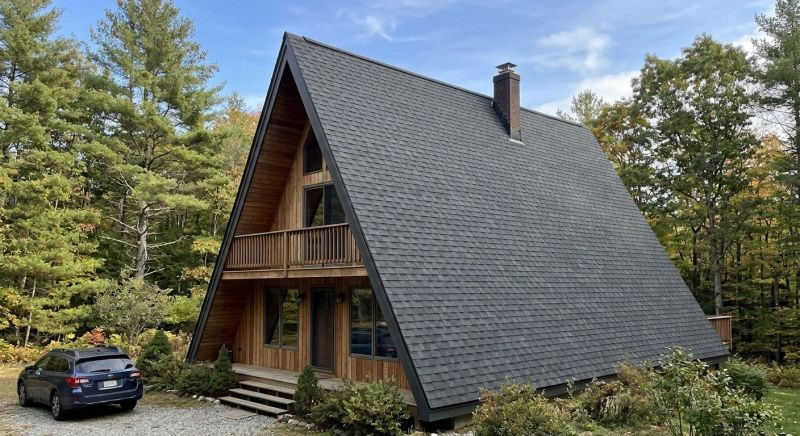 A Frame Roof Installation in Troy, OH