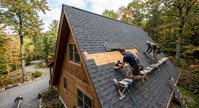 A Frame Roof Repair in Troy, OH