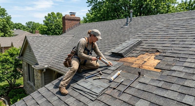 A Frame Roof Repair in Troy, OH