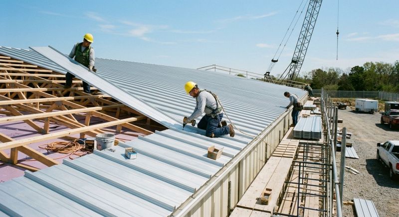Aluminum Roof Installation in Vandalia, OH