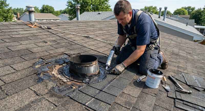 Asphalt Roof Leak Repair in Clark County, OH