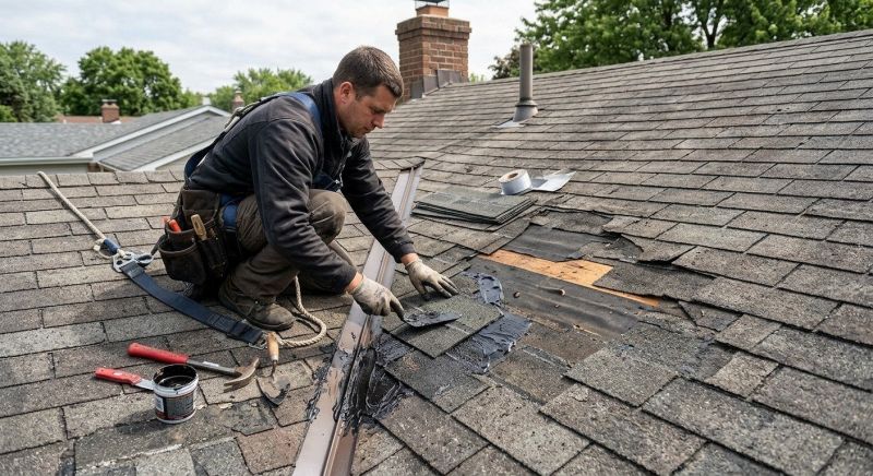 Asphalt Roof Leak Repair in Englewood, OH