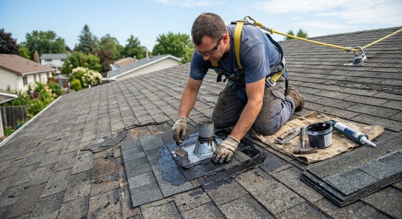 Asphalt Roof Leak Repair in Troy, OH