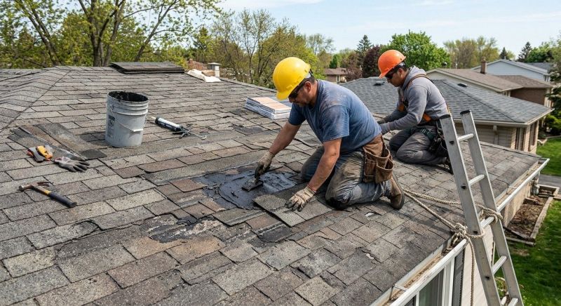 Asphalt Roof Repair in Dayton, OH
