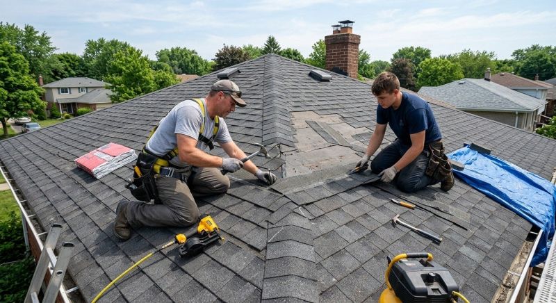 Asphalt Roof Repair in Troy, OH