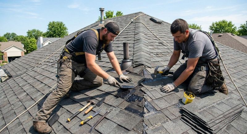 Asphalt Roof Repair in Vandalia, OH