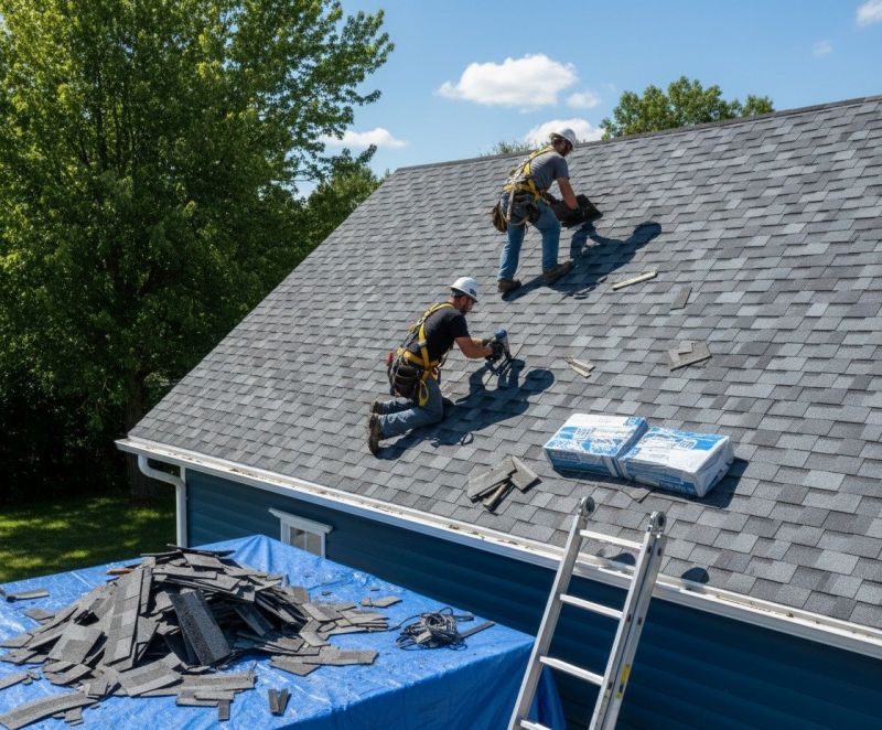 Asphalt Roof Replacement in Urbana, OH