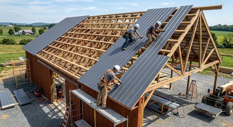 Barn Roof Construction in Troy, OH