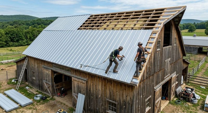 Barn Roof Construction in Troy, OH