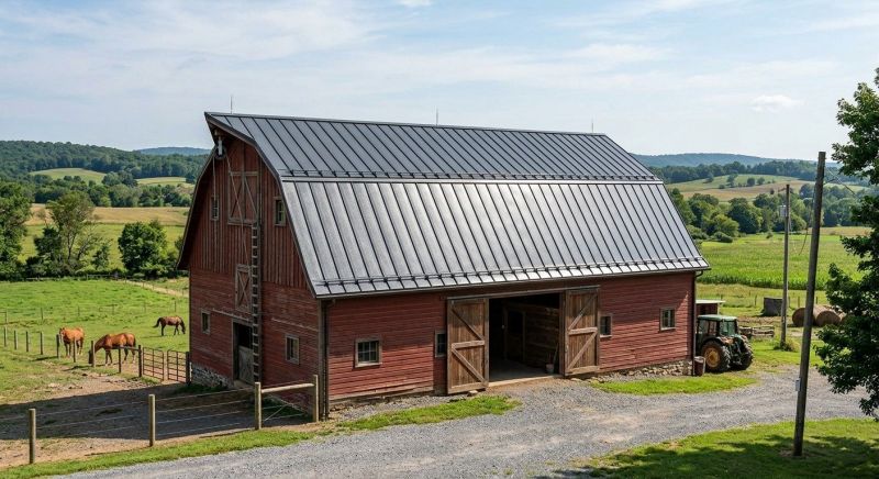Barn Roof Replacement in Brookville, OH