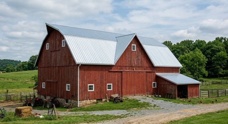 Barn Roof Replacement in Greenville, OH