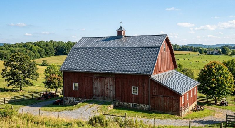 Barn Roof Replacement in Urbana, OH
