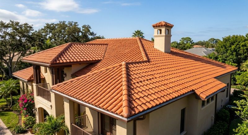 Barrel Tile Roof Installation in Troy, OH