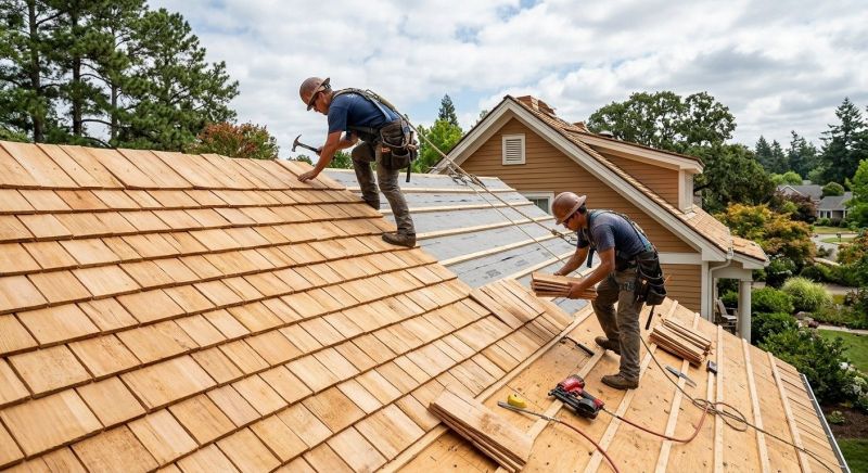 Cedar Roof Installation in Brookville, OH
