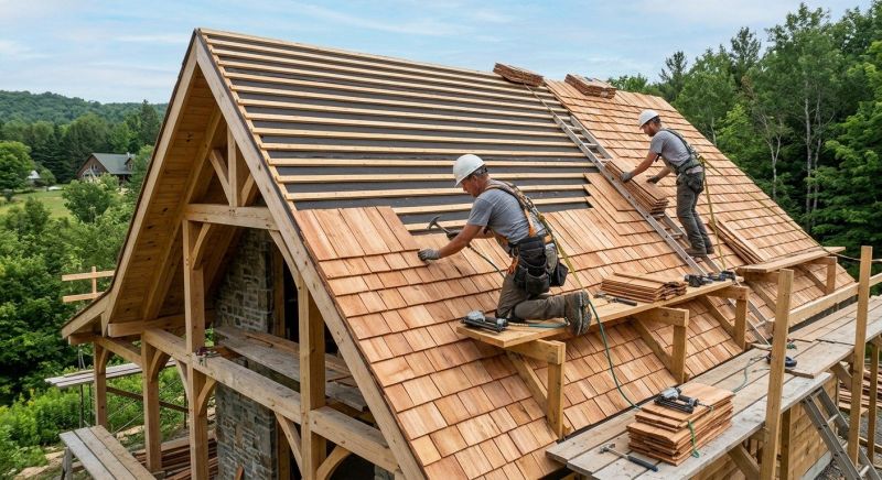 Cedar Roof Installation in Clayton, OH
