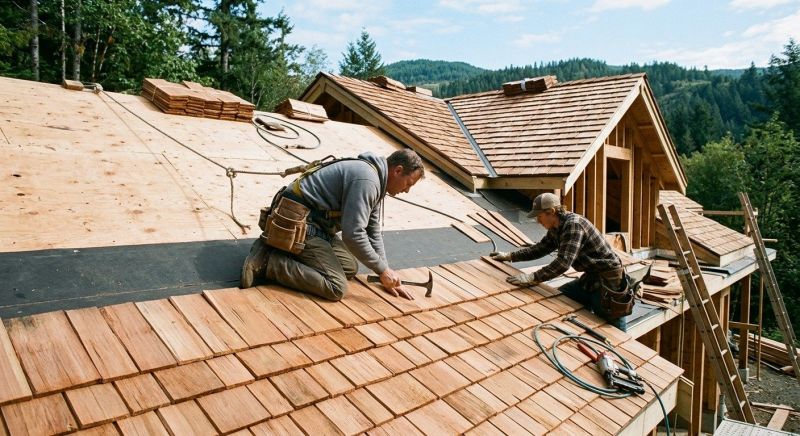 Cedar Roof Installation in Fairborn, OH
