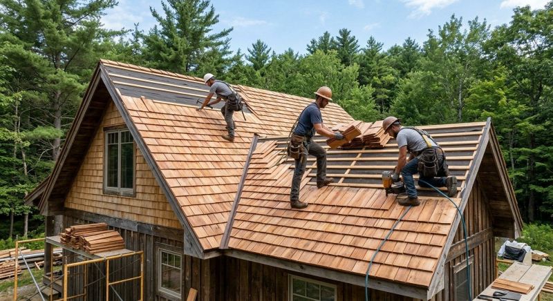 Cedar Roof Installation in Greene County, OH