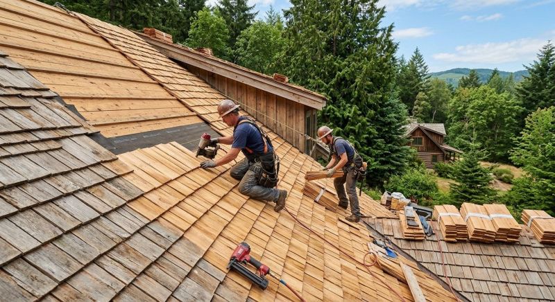 Cedar Roof Installation in New Carlisle, OH