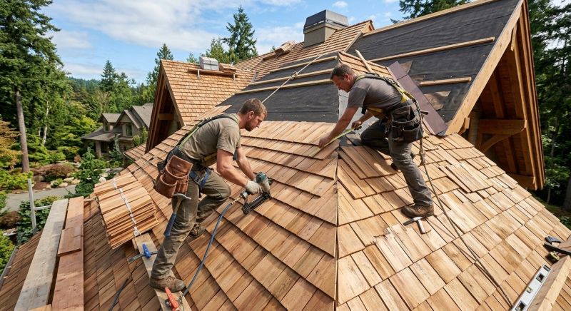 Cedar Roof Installation in Springfield, OH