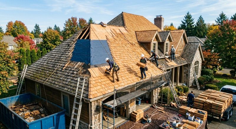Cedar Roof Replacement in Piqua, OH