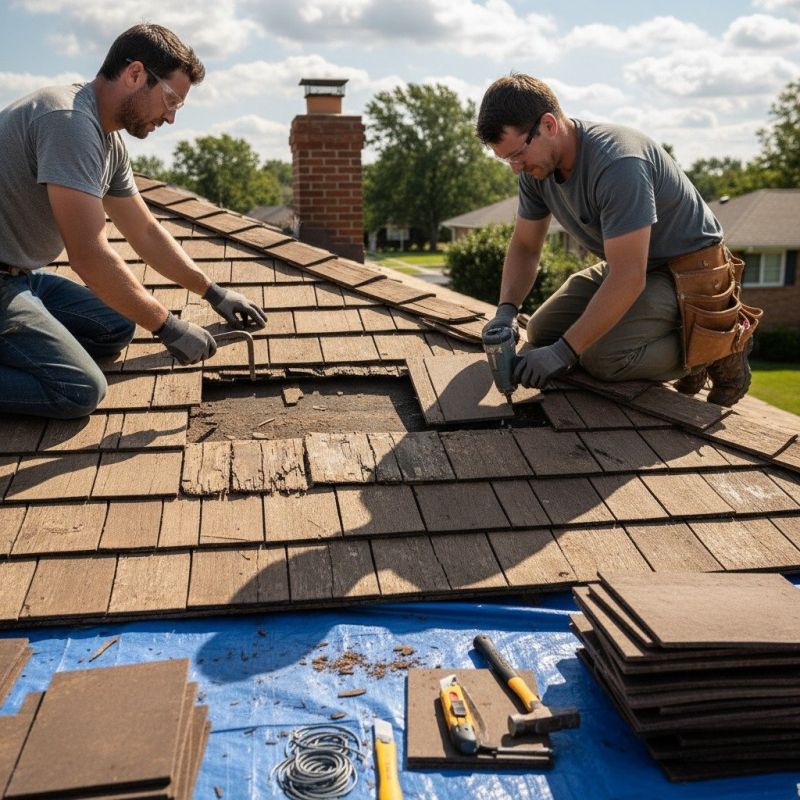 Cedar Shake Roof Repair in Medway, OH
