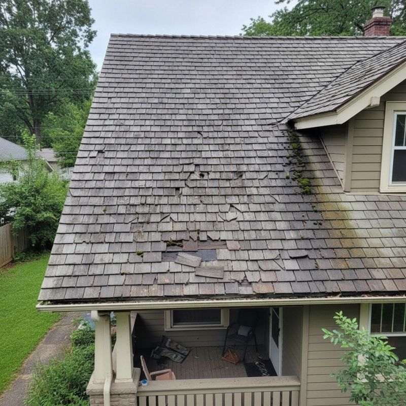 Cedar Shake Roof Repair in Springfield, OH