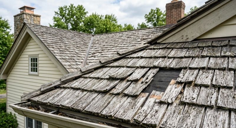 Cedar Shake Roof Repair in Tipp City, OH