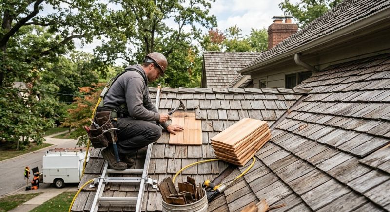 Cedar Shake Roof Repair in West Milton, OH