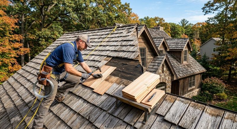 Cedar Shingles Repair in Clayton, OH