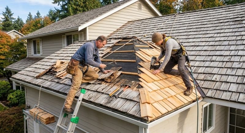 Cedar Shingles Repair in Tipp City, OH