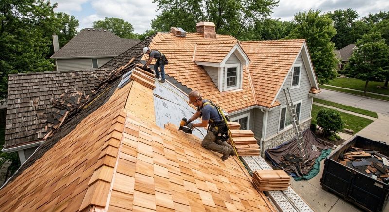 Cedar Shingles Replacement in Shelby County, OH