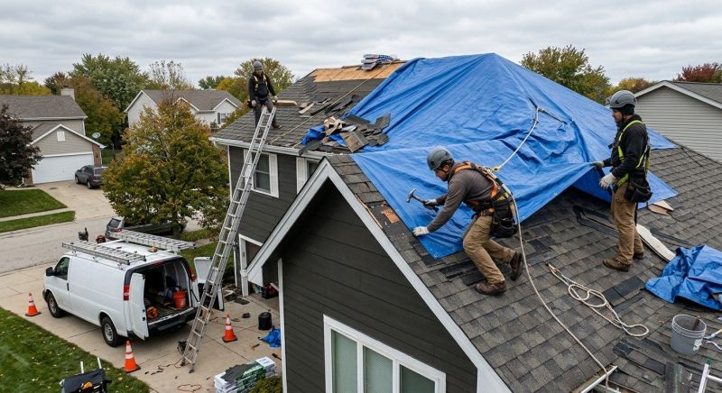 Collapsing Roof Repair in Troy, OH