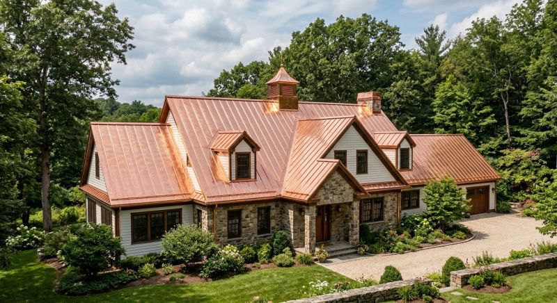 Copper Roof Replacement in Troy, OH