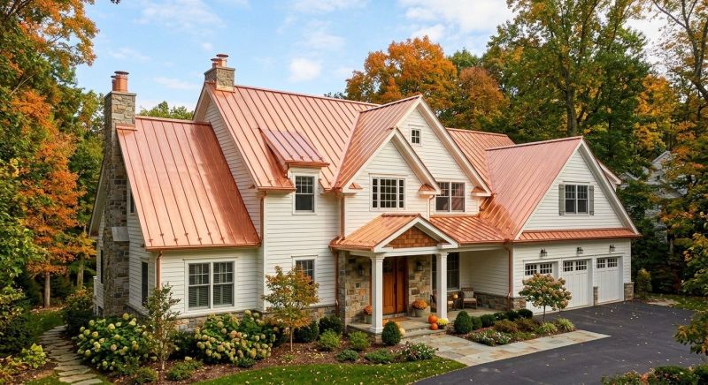 Copper Roof Replacement in Troy, OH