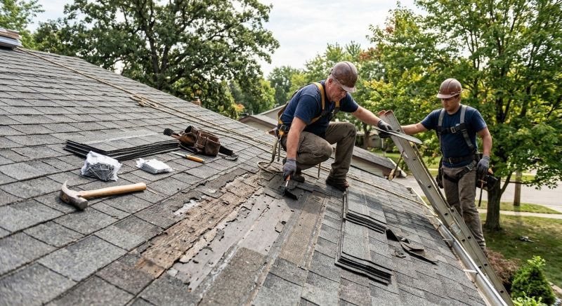 Damaged Roof Repair in Piqua, OH