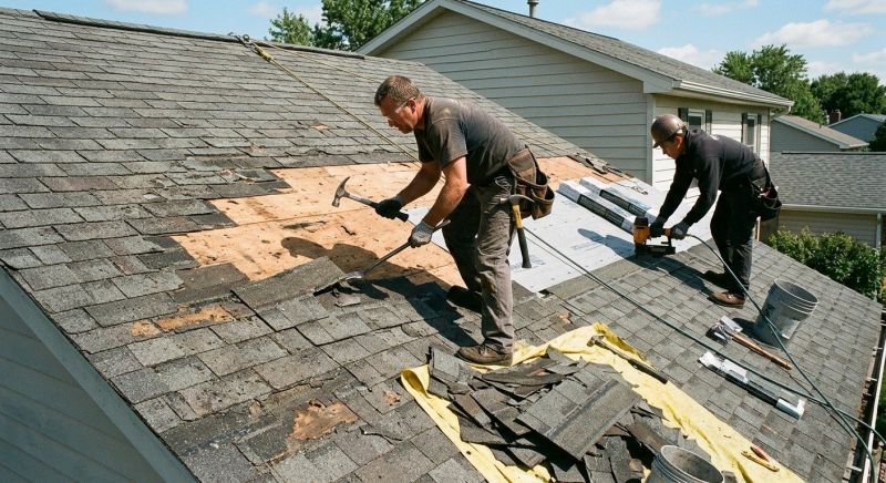 Damaged Roof Repair in Springfield, OH