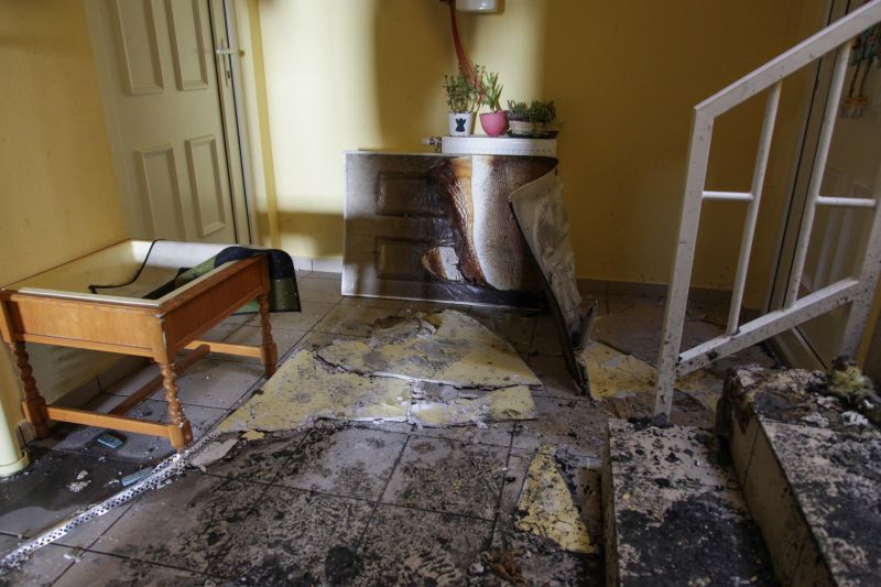 Damaged Roof Replacement in Russia, OH