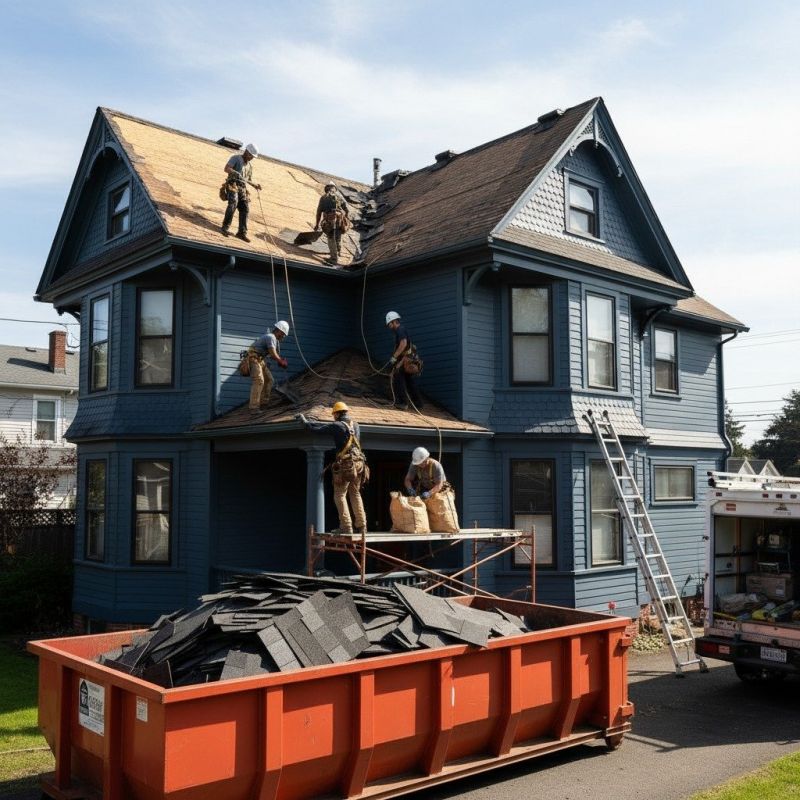 Damaged Roof Replacement in Tipp City, OH