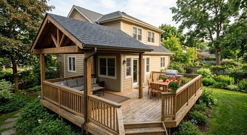 Deck Roof Construction in Troy, OH