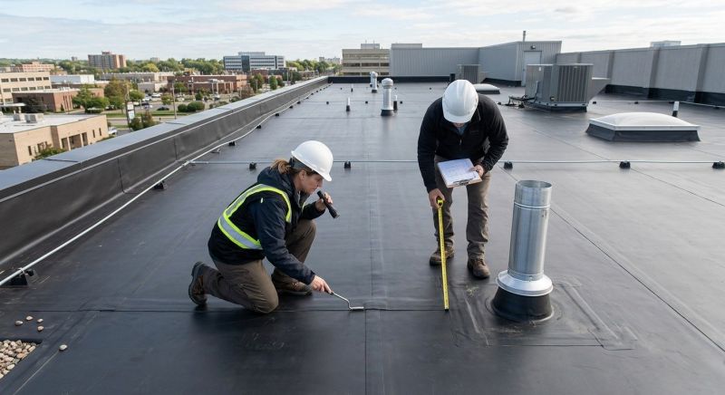 Epdm Roof Inspection in Troy, OH