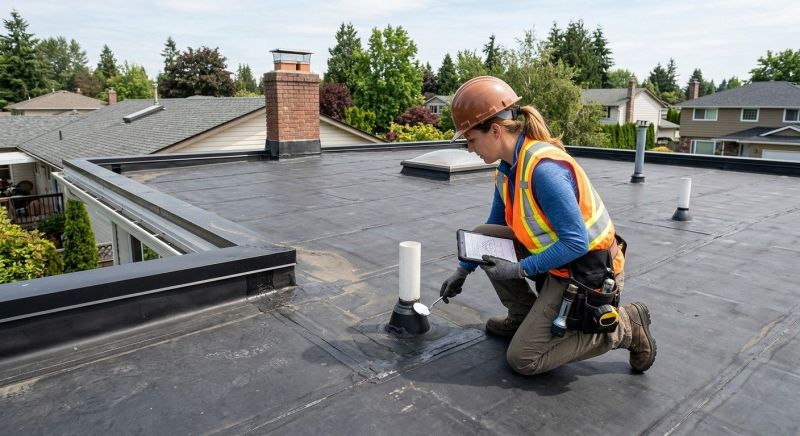 Epdm Roof Inspection in Troy, OH