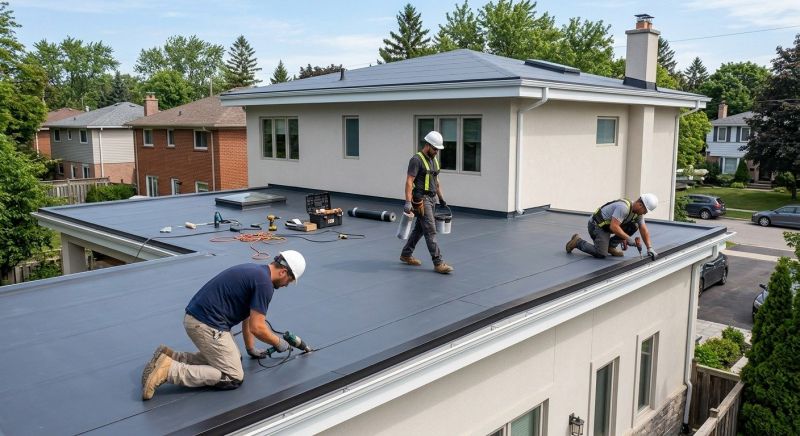 Epdm Roof Installation in Englewood, OH