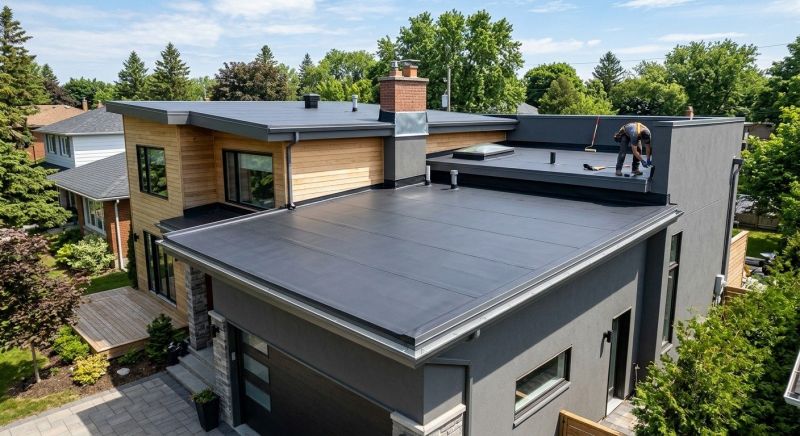 Epdm Roof Installation in New Lebanon, OH