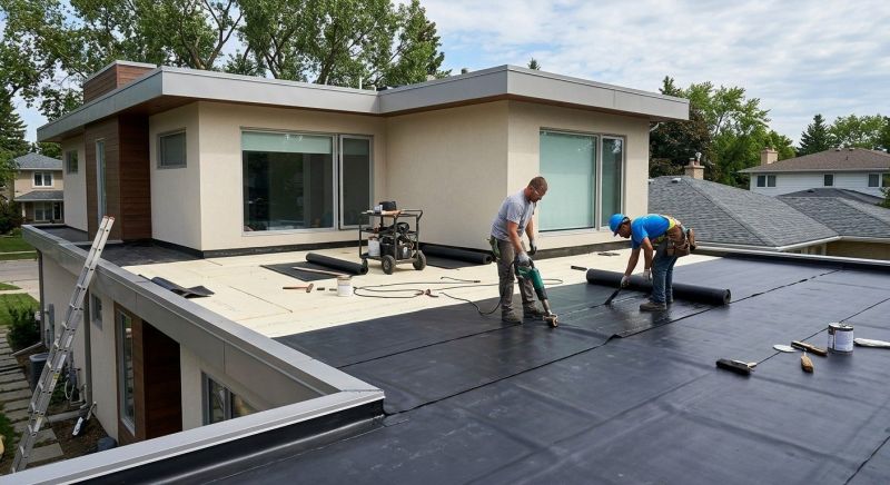 Flat Roof Installation in Englewood, OH