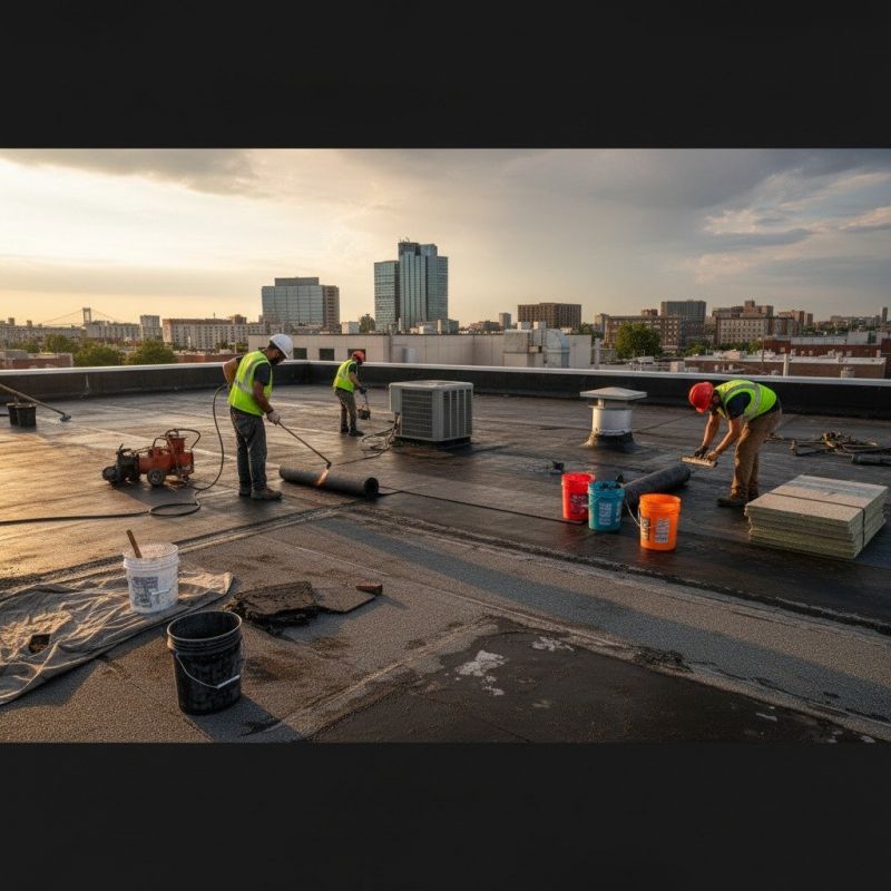 Flat Roof Repair in Clark County, OH