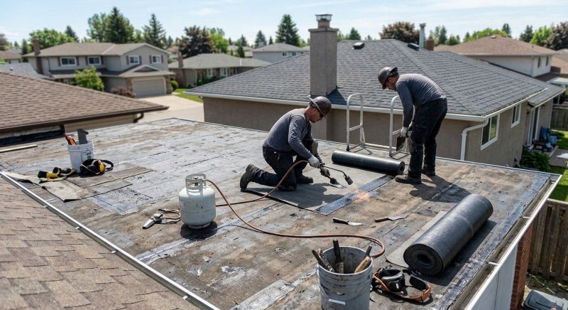 Flat Roof Repair in West Milton, OH