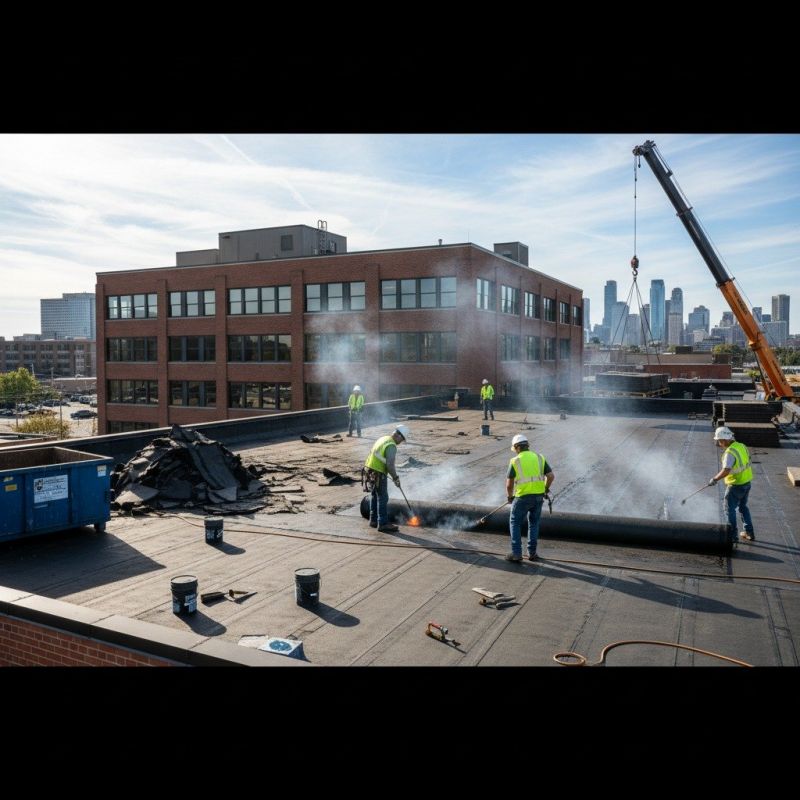 Flat Roof Replacement in Medway, OH