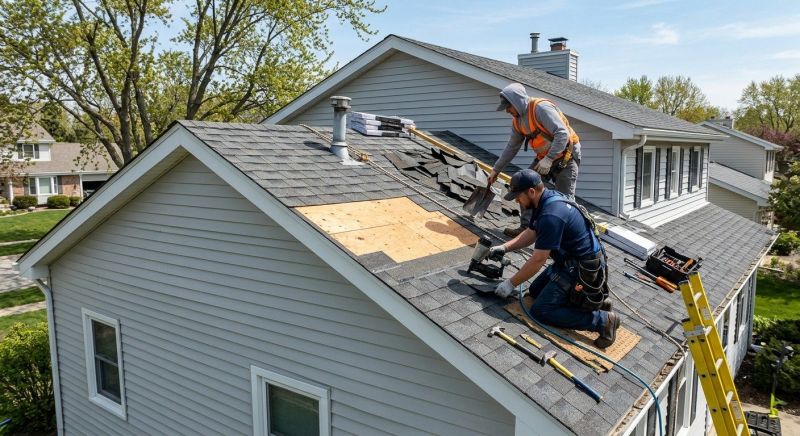 House Roof Repair in Vandalia, OH