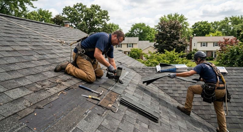House Roof Repair in Yellow Springs, OH