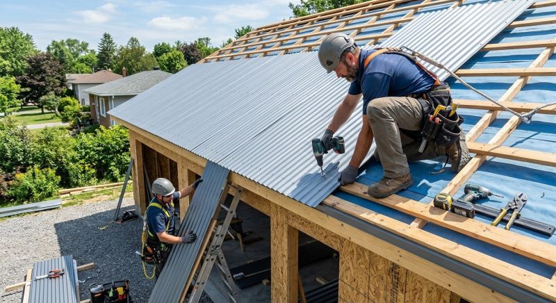 Metal Roof Installation in Fairborn, OH